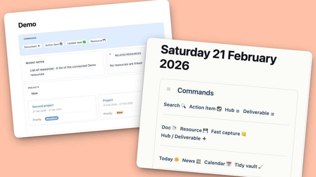 Example of buttons that automate the vault for you