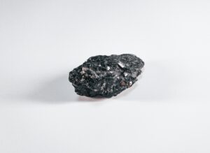 Minimalist obsidian stone
